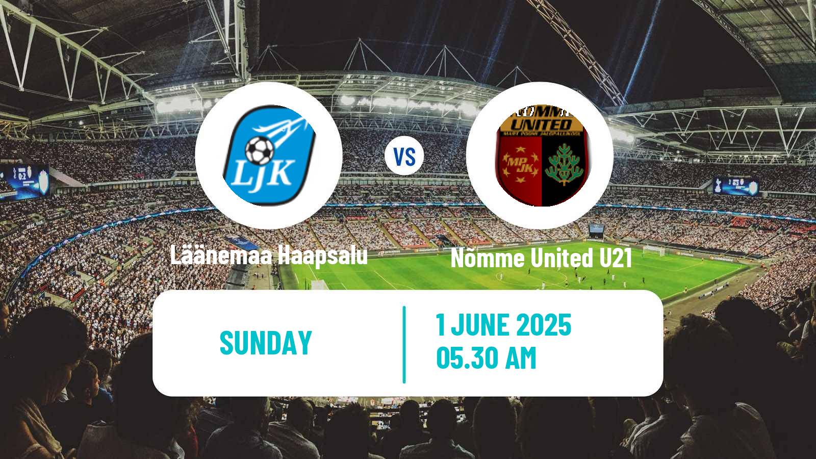 Soccer Estonian Esiliiga B Läänemaa Haapsalu - Nõmme United U21