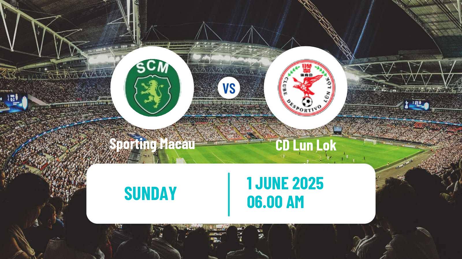 Soccer Macao Elite League Sporting Macau - Lun Lok