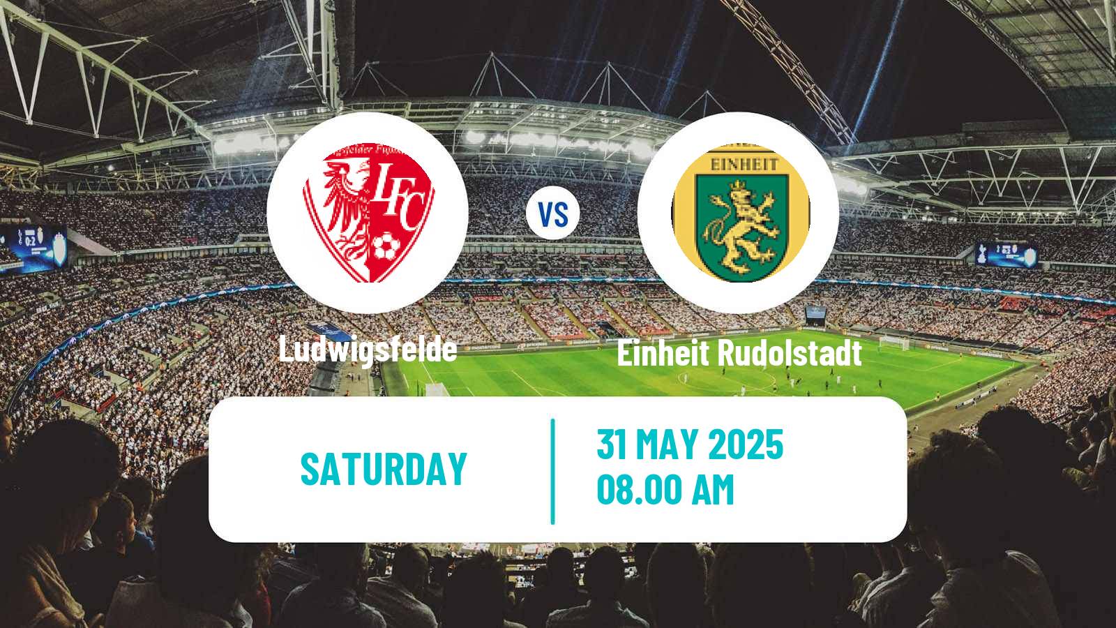 Soccer German Oberliga NOFV- Süd Ludwigsfelde - Einheit Rudolstadt