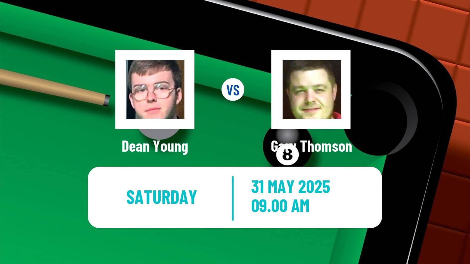 Snooker Qualifying School 2 Dean Young - Gary Thomson