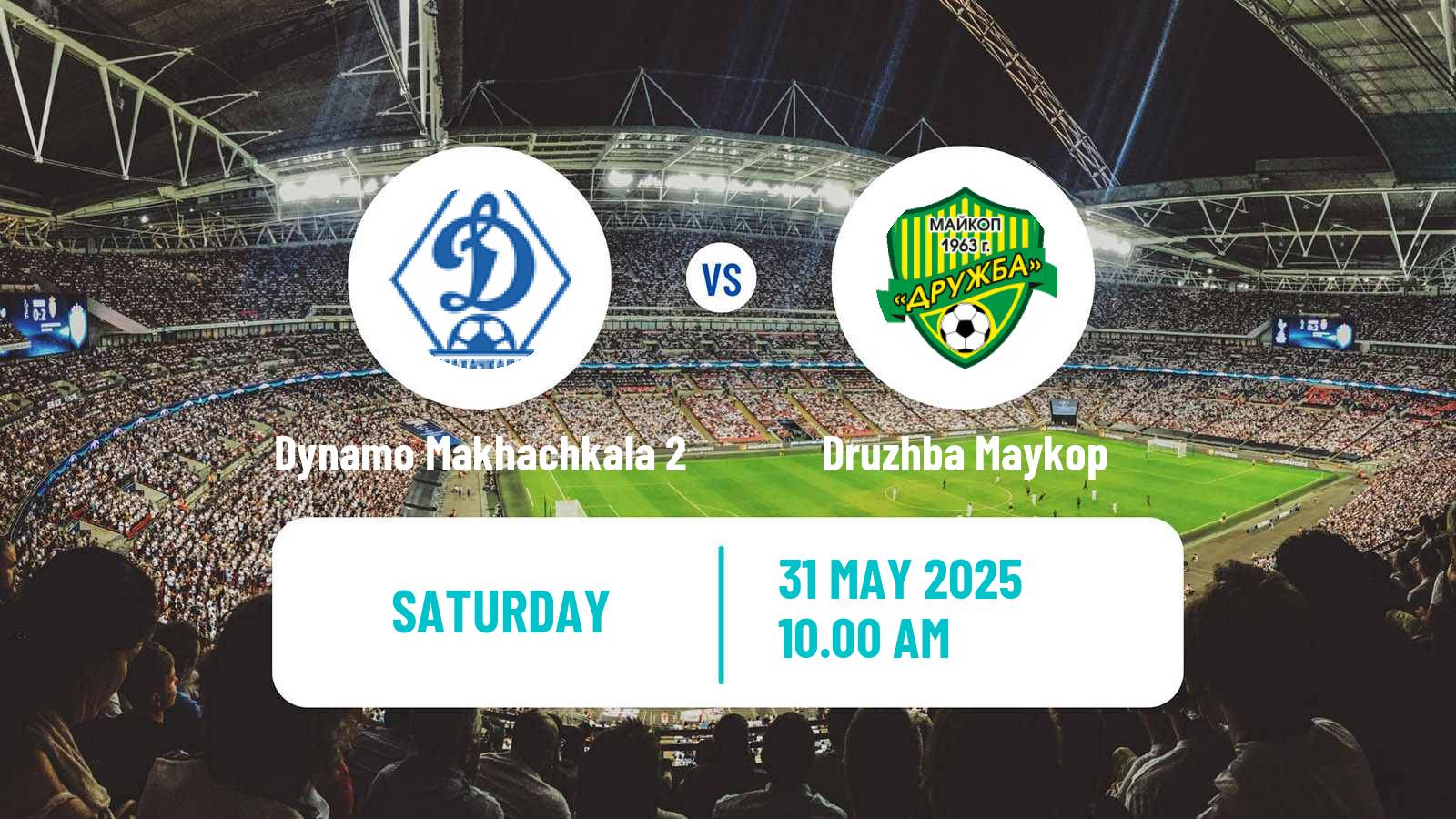 Soccer FNL 2 Division B Group 1 Dynamo Makhachkala 2 - Druzhba Maykop