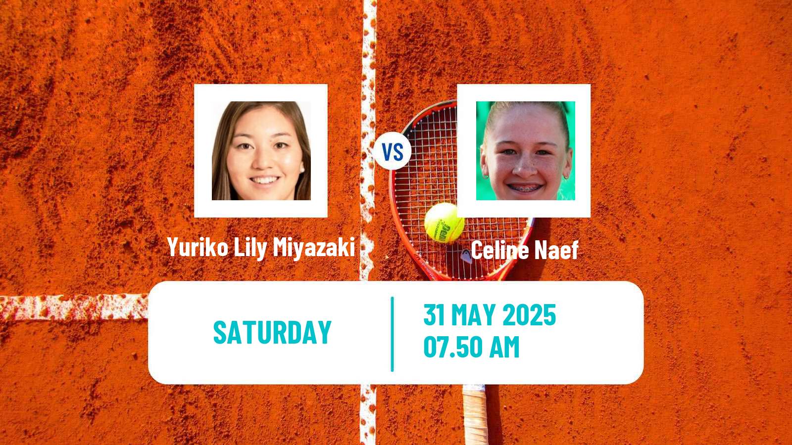 Tennis Birmingham Challenger Women 2025 Yuriko Lily Miyazaki - Celine Naef