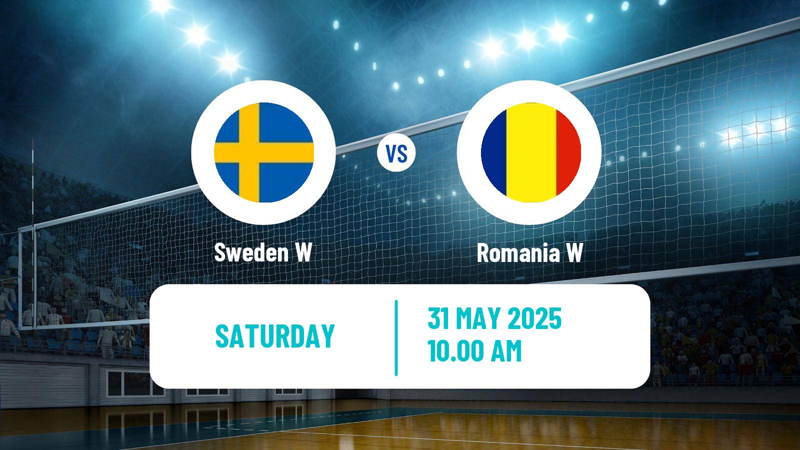 Volleyball Golden European League Volleyball Women Sweden W - Romania W