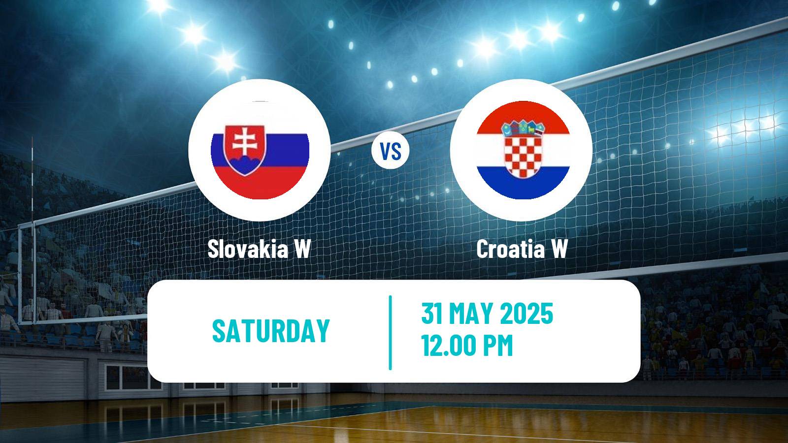 Volleyball Golden European League Volleyball Women Slovakia W - Croatia W