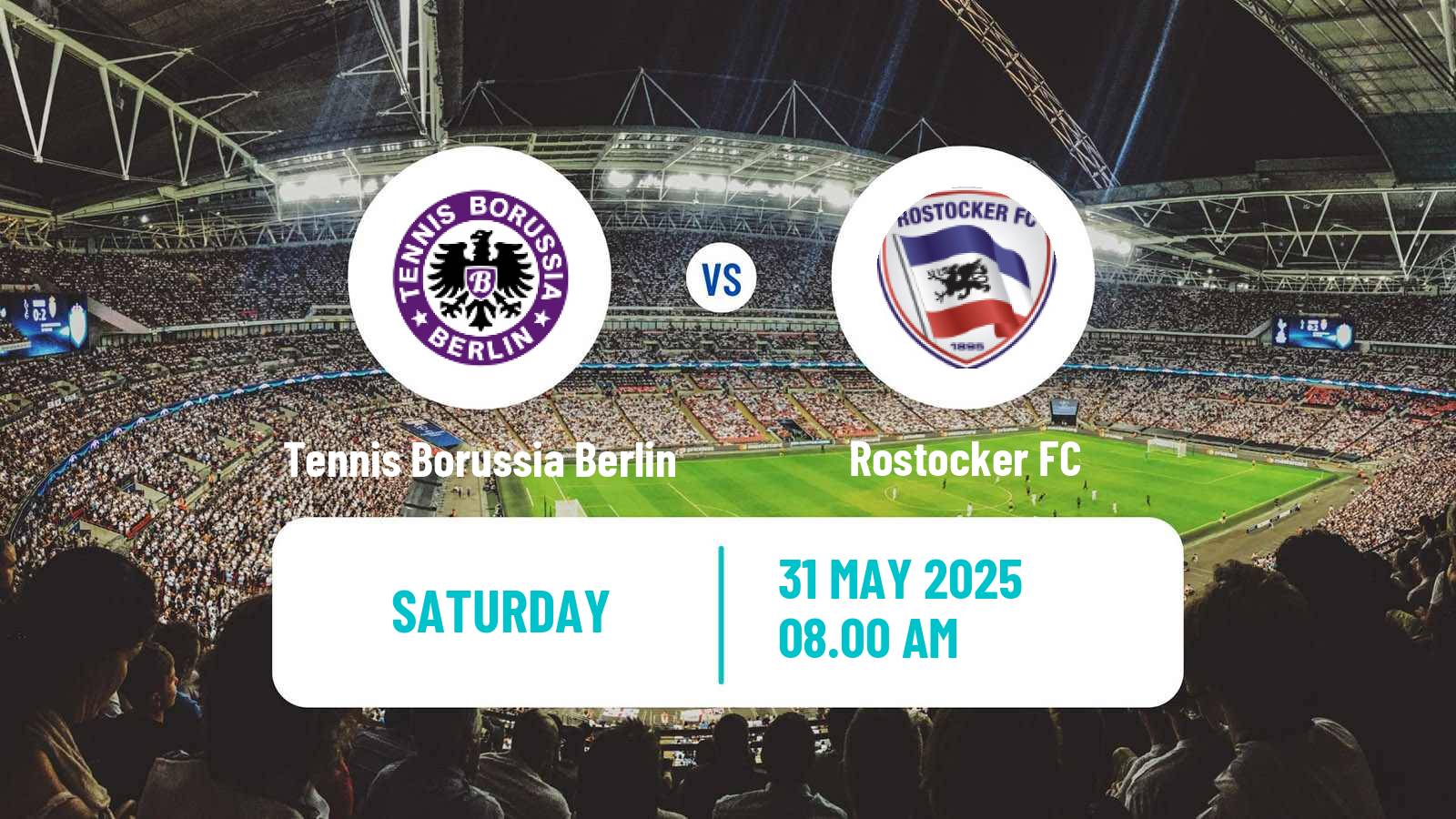 Soccer German Oberliga NOFV-Nord Tennis Borussia Berlin - Rostocker FC