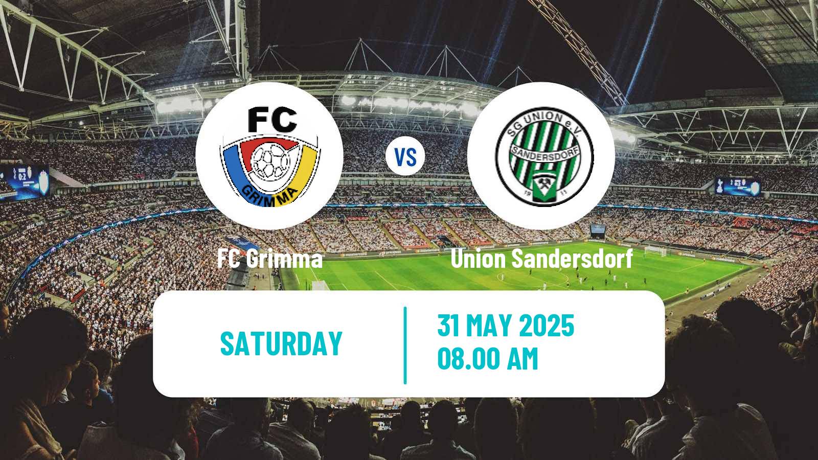 Soccer German Oberliga NOFV- Süd Grimma - Union Sandersdorf