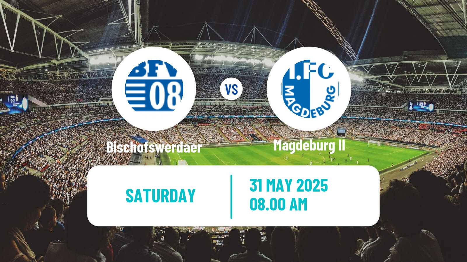Soccer German Oberliga NOFV- Süd Bischofswerdaer - Magdeburg II
