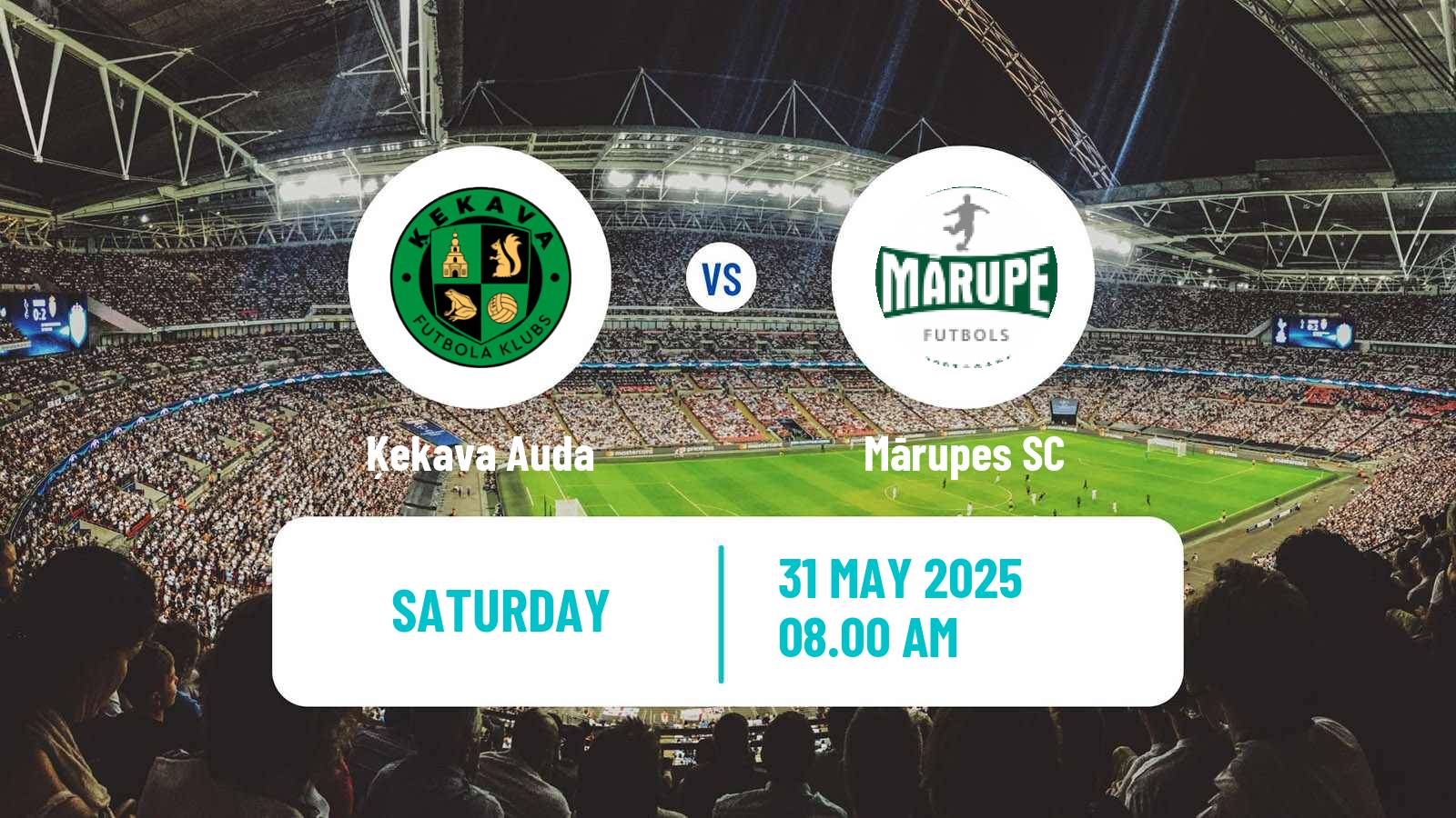 Soccer Latvian Cup Ķekava Auda - Mārupe