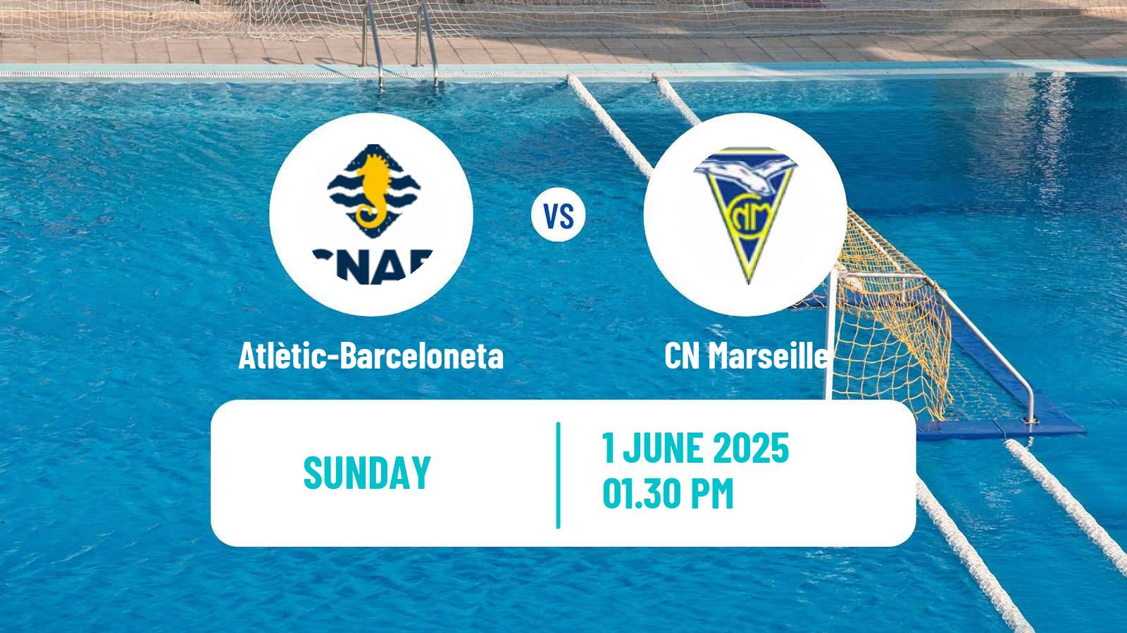 Water polo Champions League Water Polo Atlètic-Barceloneta - CN Marseille