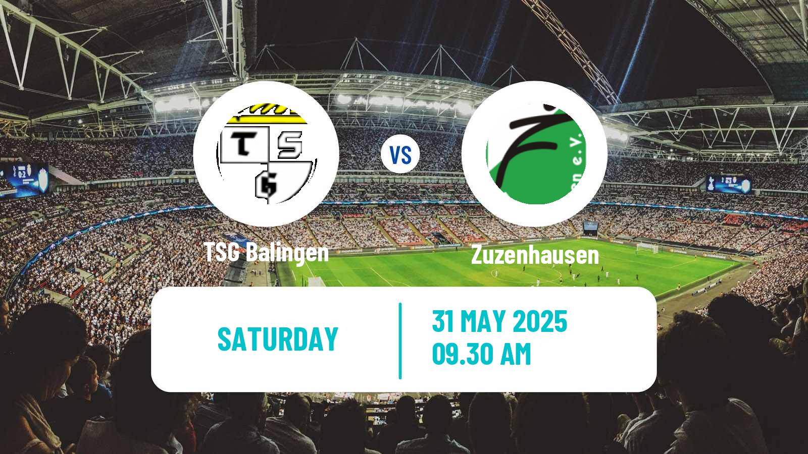 Soccer German Oberliga Baden-Württemberg Balingen - Zuzenhausen