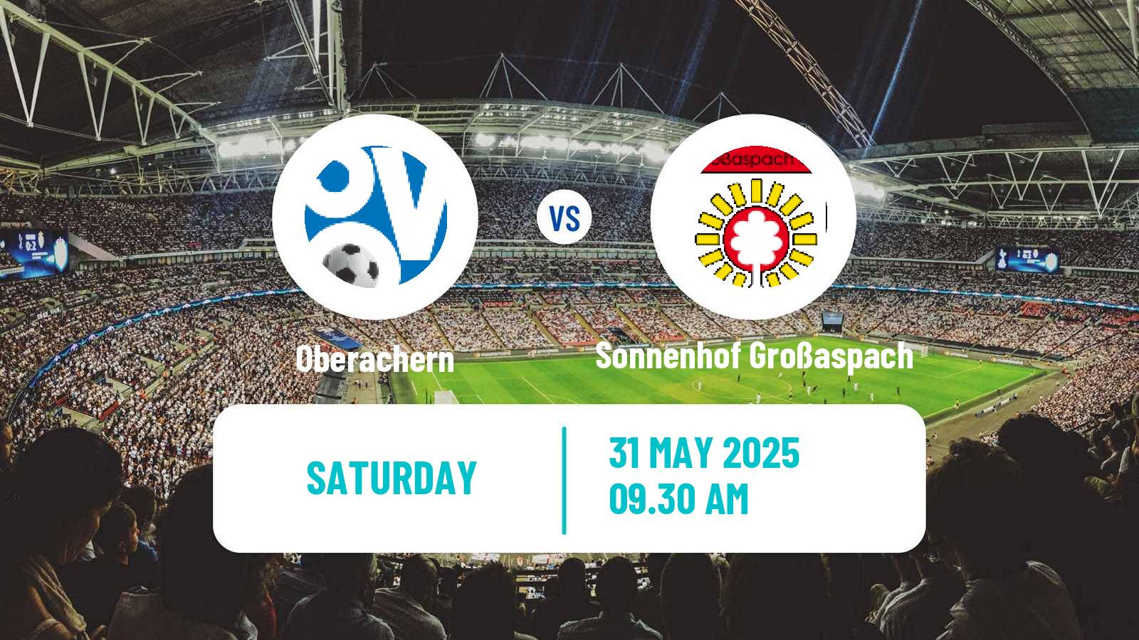 Soccer German Oberliga Baden-Württemberg Oberachern - Sonnenhof Großaspach