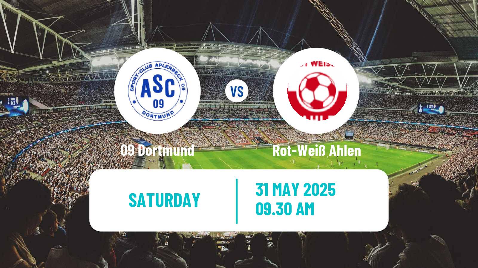 Soccer German Oberliga Westfalen 09 Dortmund - Rot-Weiß Ahlen