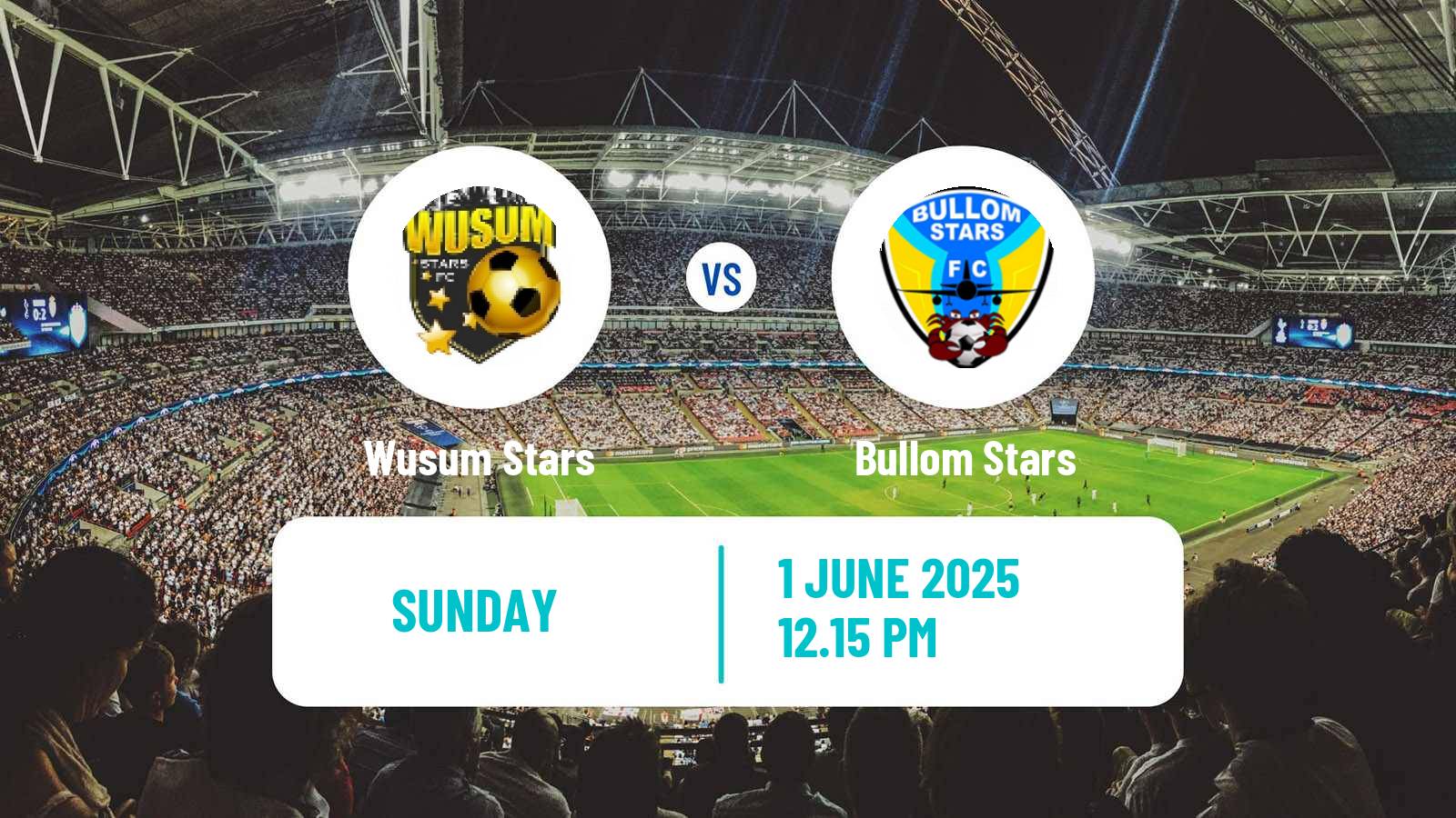 Soccer Sierra Leone Premier League Wusum Stars - Bullom Stars