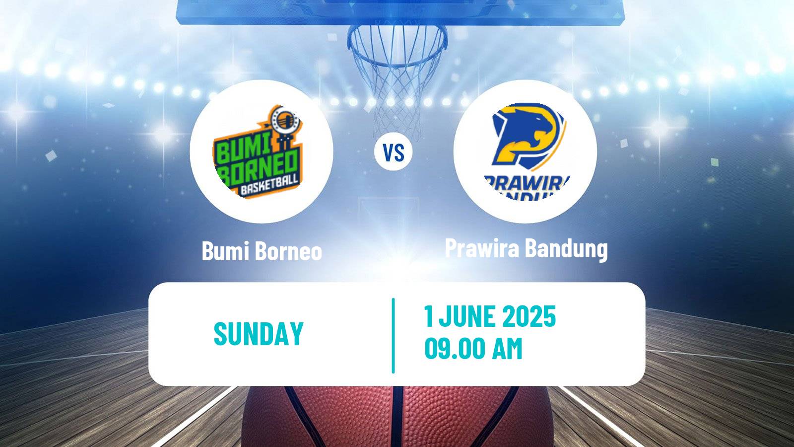 Basketball Indonesian IBL Bumi Borneo - Prawira Bandung