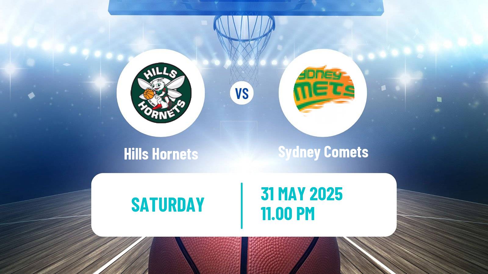 Basketball Australian NBL1 East Hills Hornets - Sydney Comets