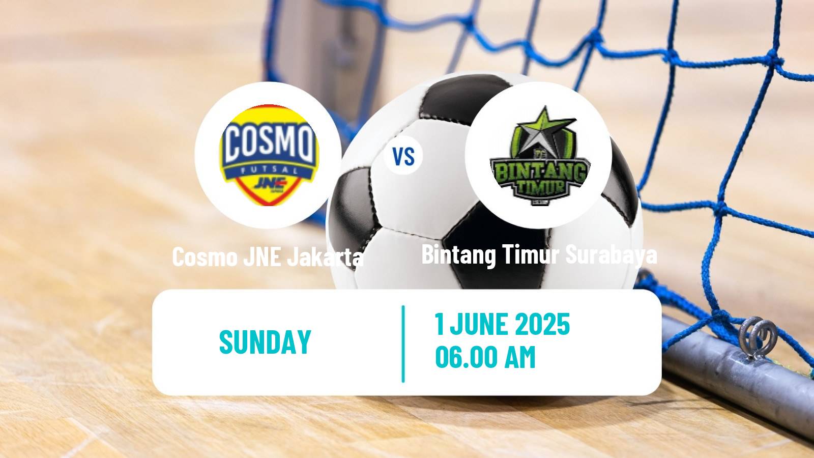 Futsal Indonesian Pro Futsal League Cosmo JNE Jakarta - Bintang Timur Surabaya