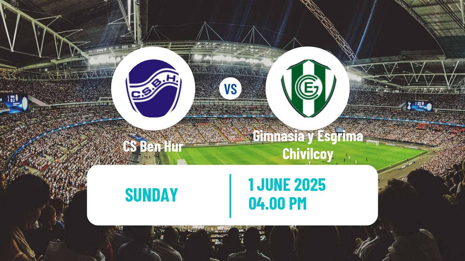 Soccer Argentinian Torneo Federal Ben Hur - Gimnasia y Esgrima Chivilcoy