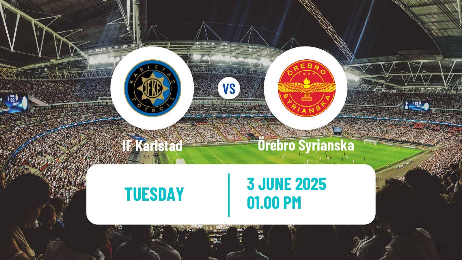 Soccer Swedish Division 1 Norra Karlstad - Örebro Syrianska