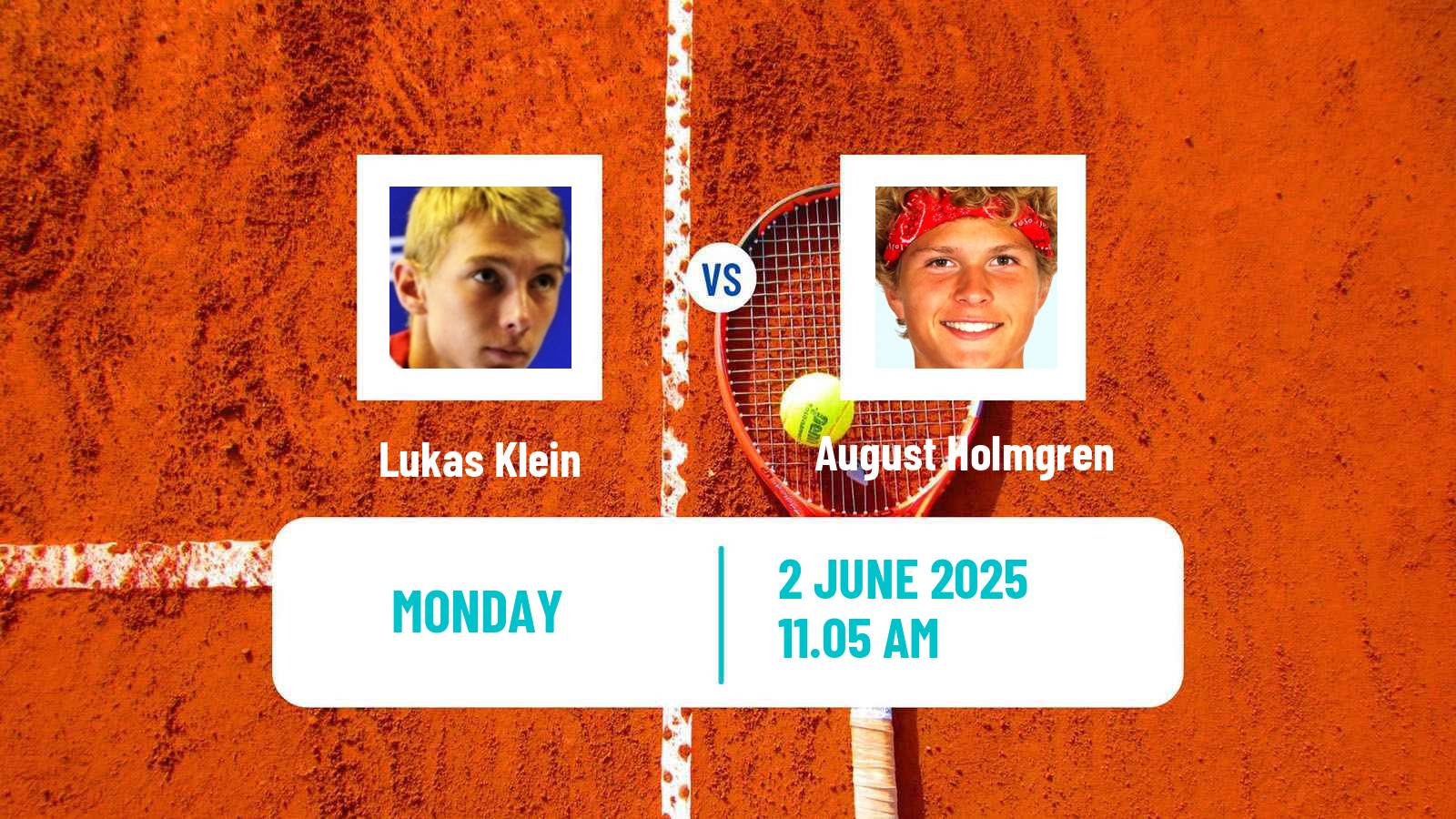 Tennis Prostejov Challenger Men Lukas Klein - August Holmgren