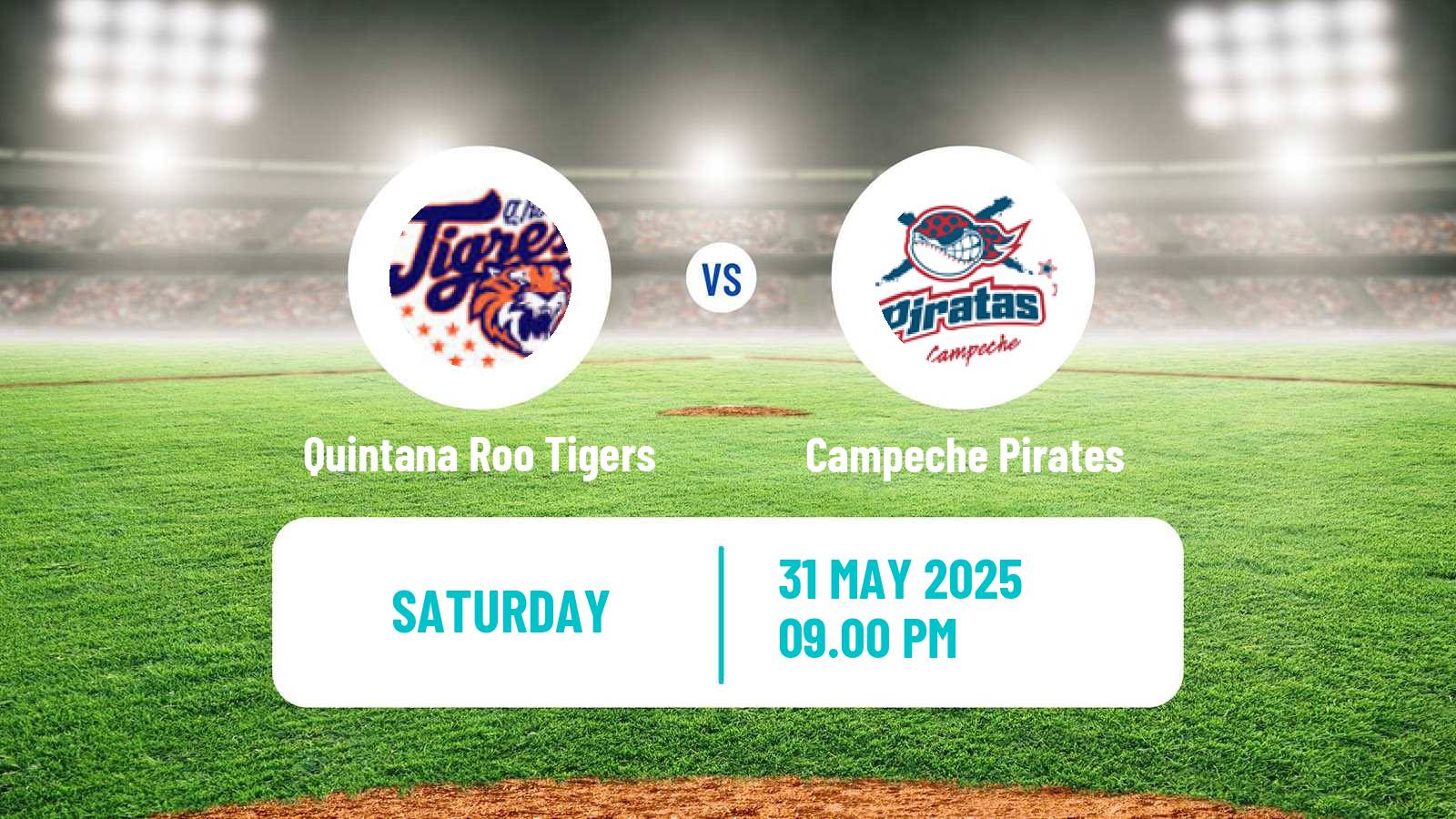 Baseball LMB Quintana Roo Tigers - Campeche Pirates