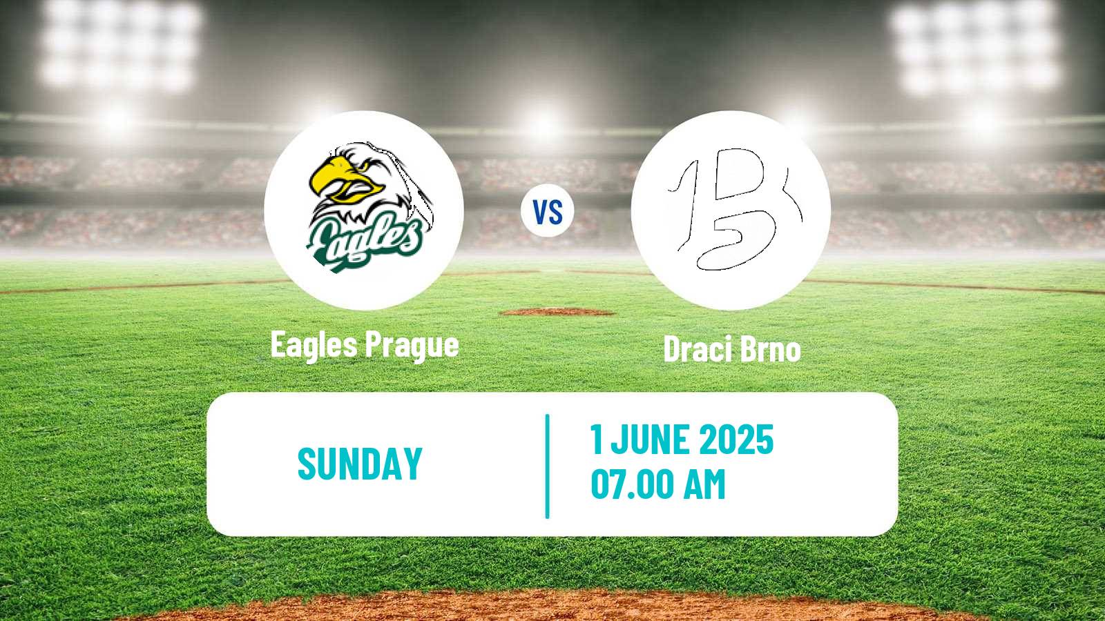 Baseball Czech Extraliga Baseball Eagles Prague - Draci Brno