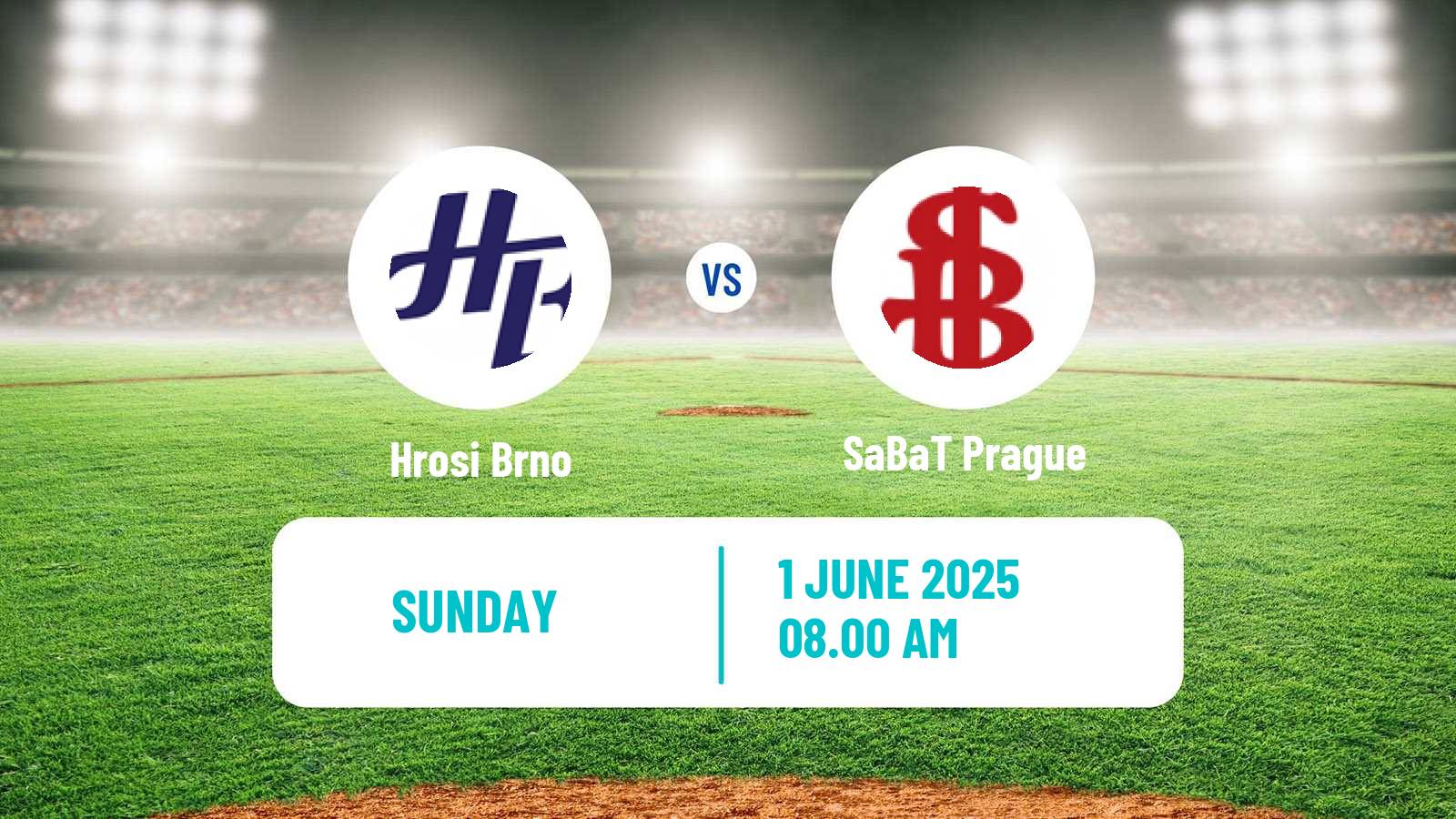 Baseball Czech Extraliga Baseball Hrosi Brno - SaBaT Prague