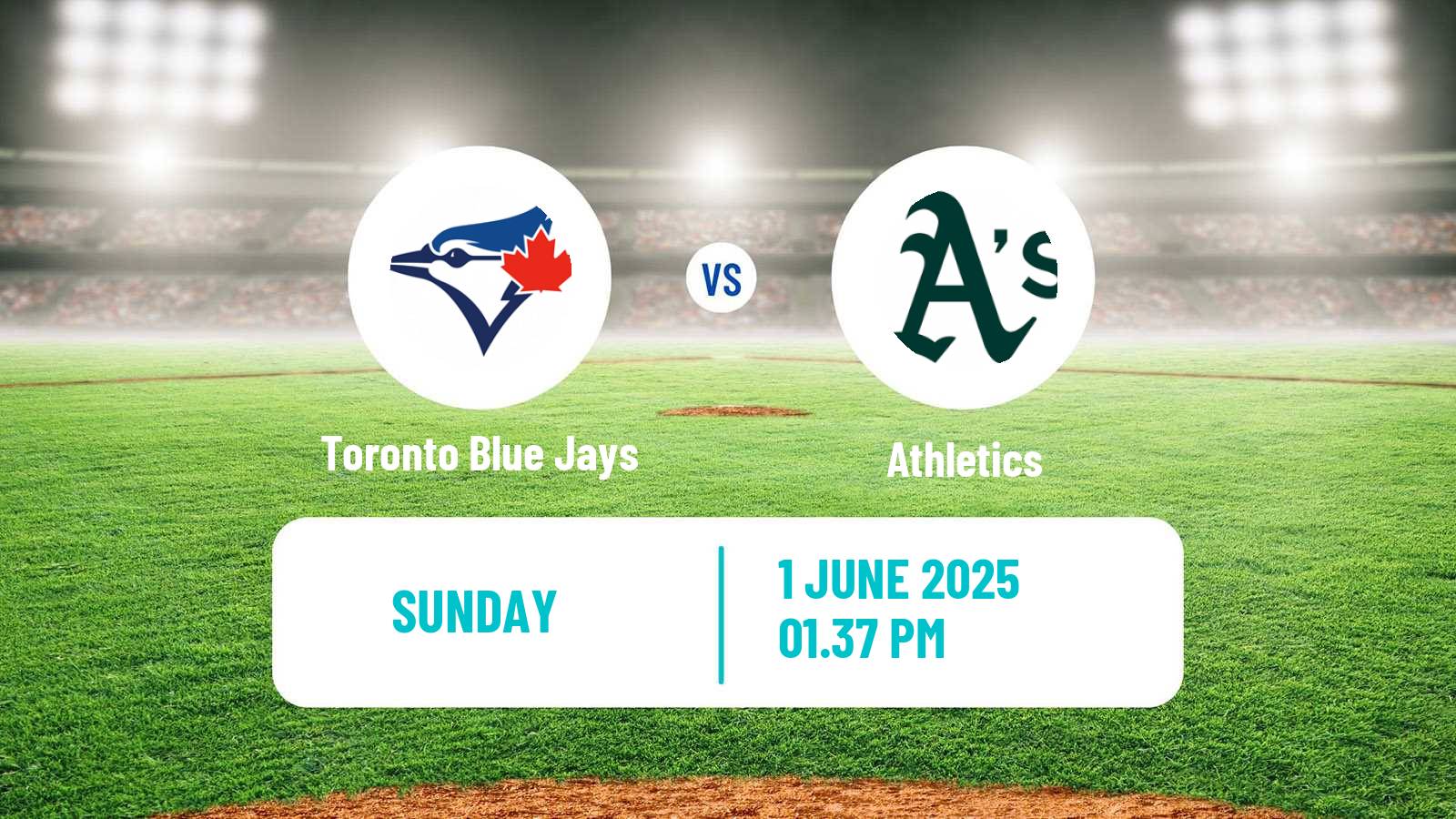 Baseball MLB Toronto Blue Jays - Athletics