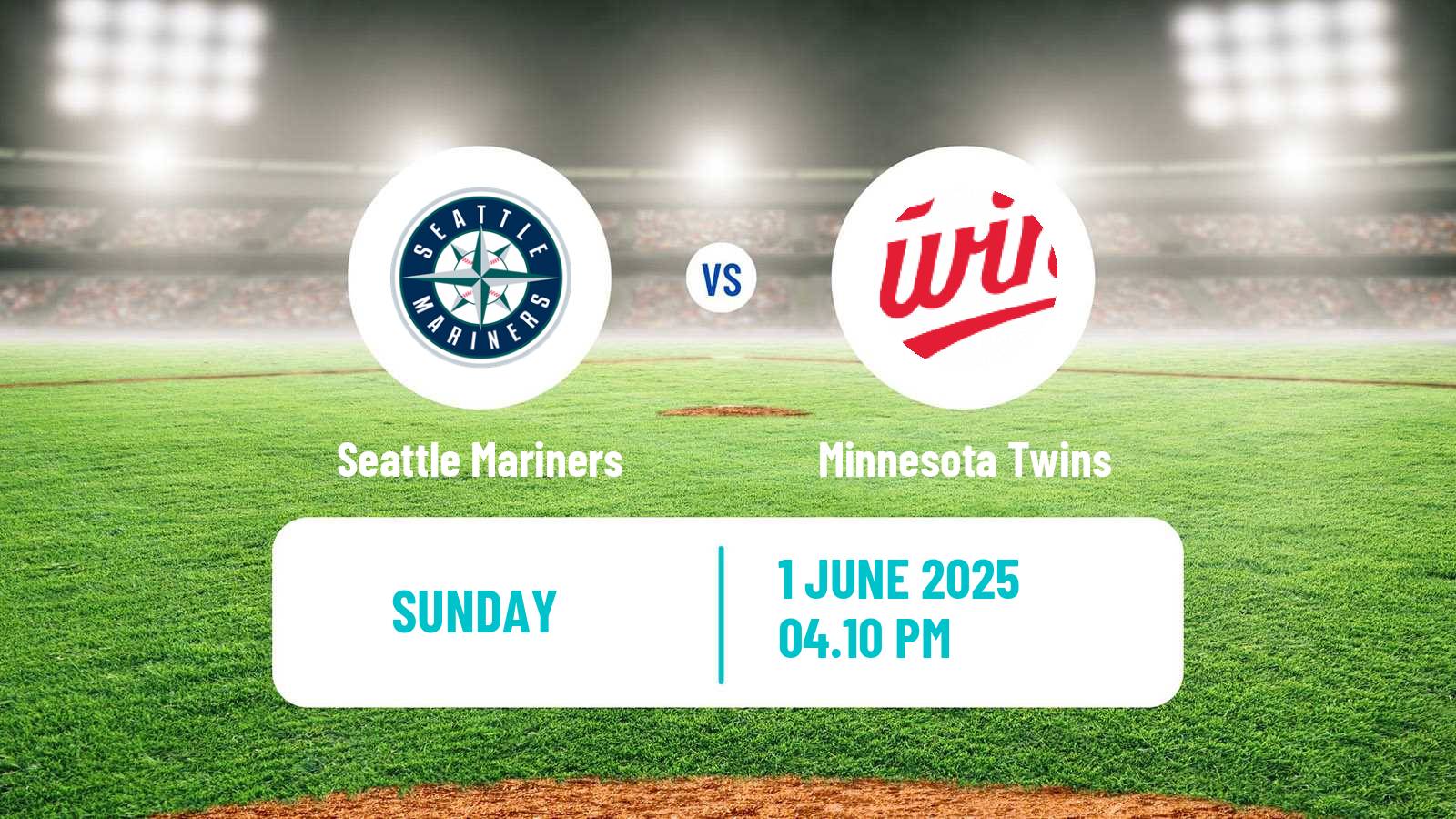 Baseball MLB Seattle Mariners - Minnesota Twins