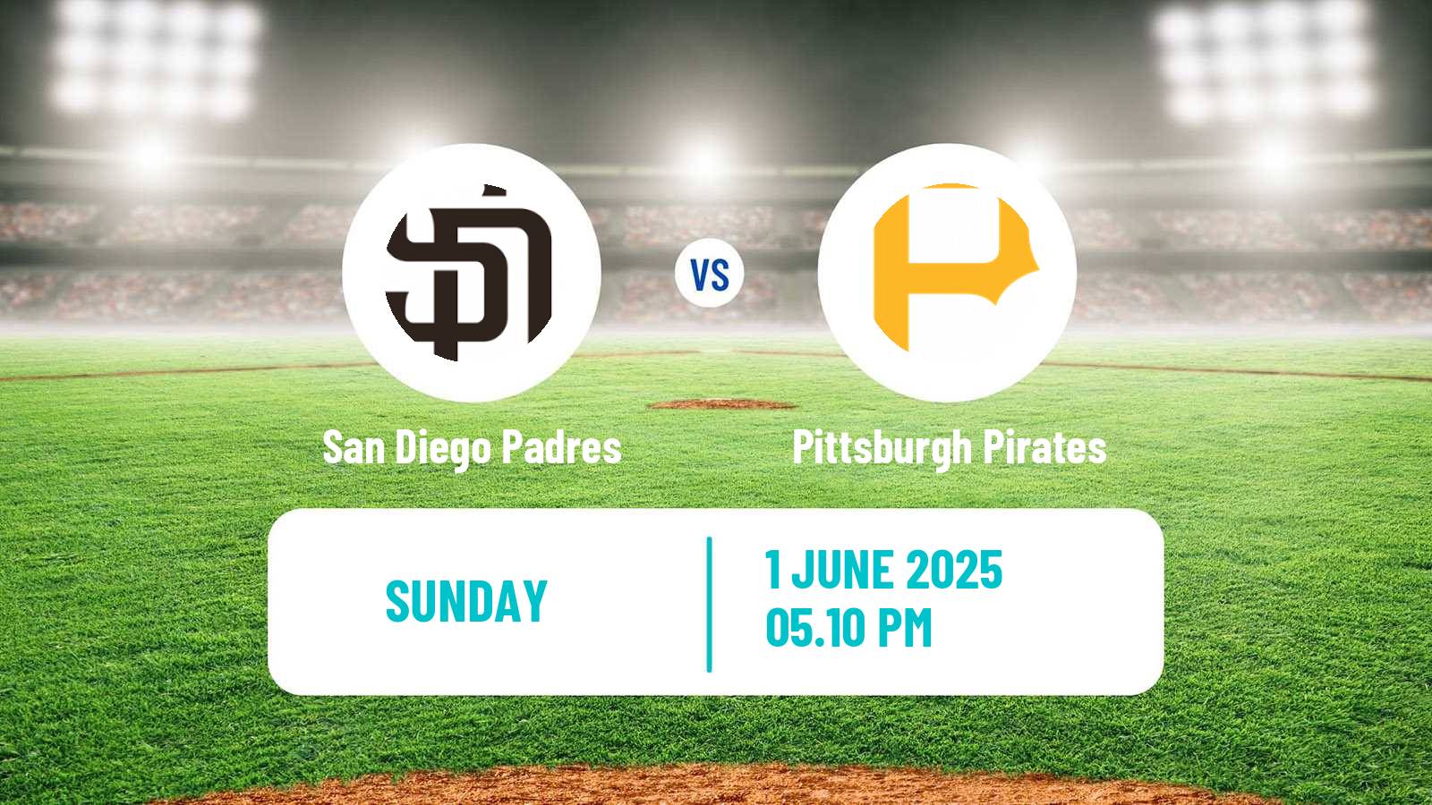 Baseball MLB San Diego Padres - Pittsburgh Pirates