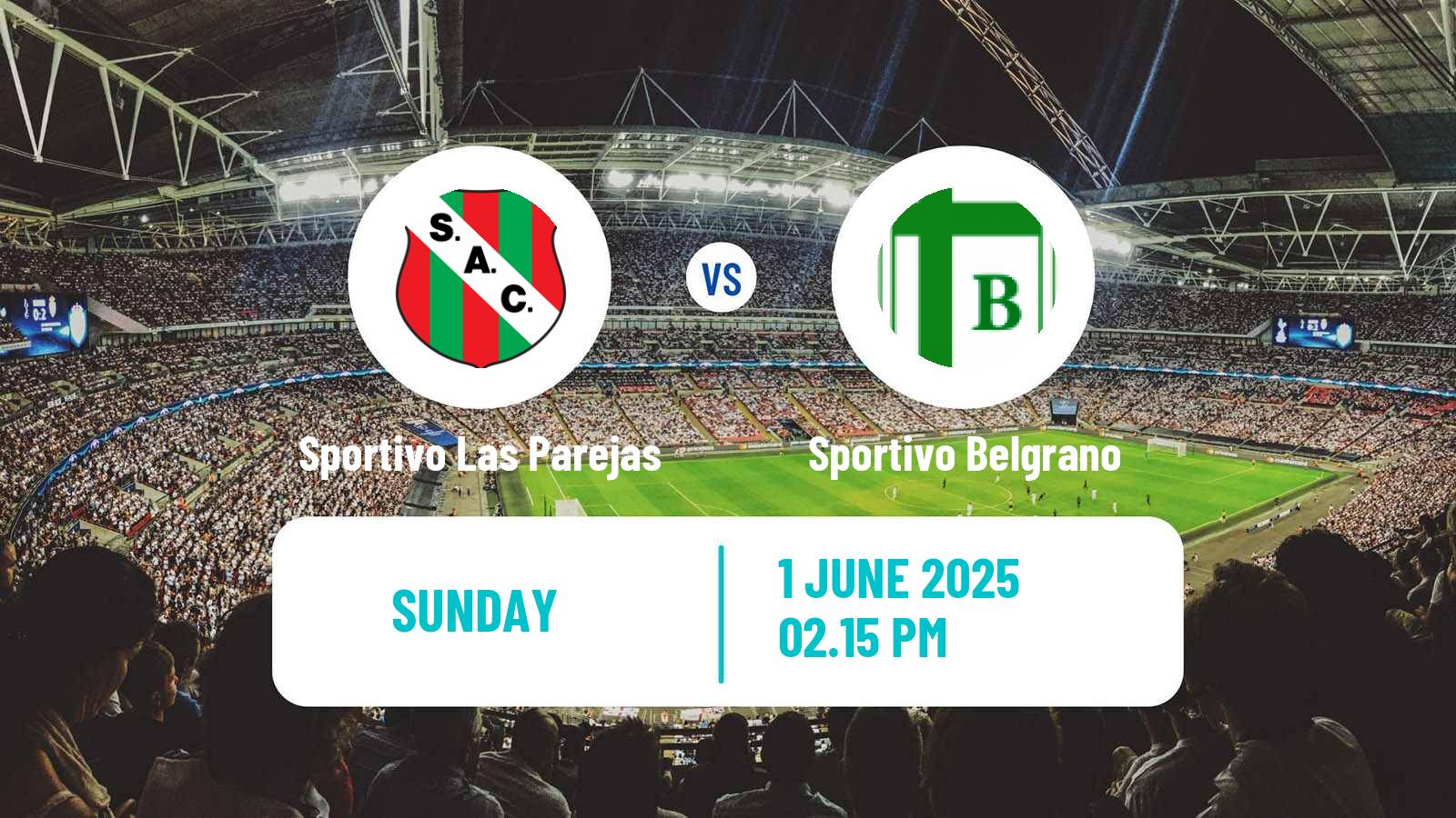 Soccer Argentinian Torneo Federal Sportivo Las Parejas - Sportivo Belgrano