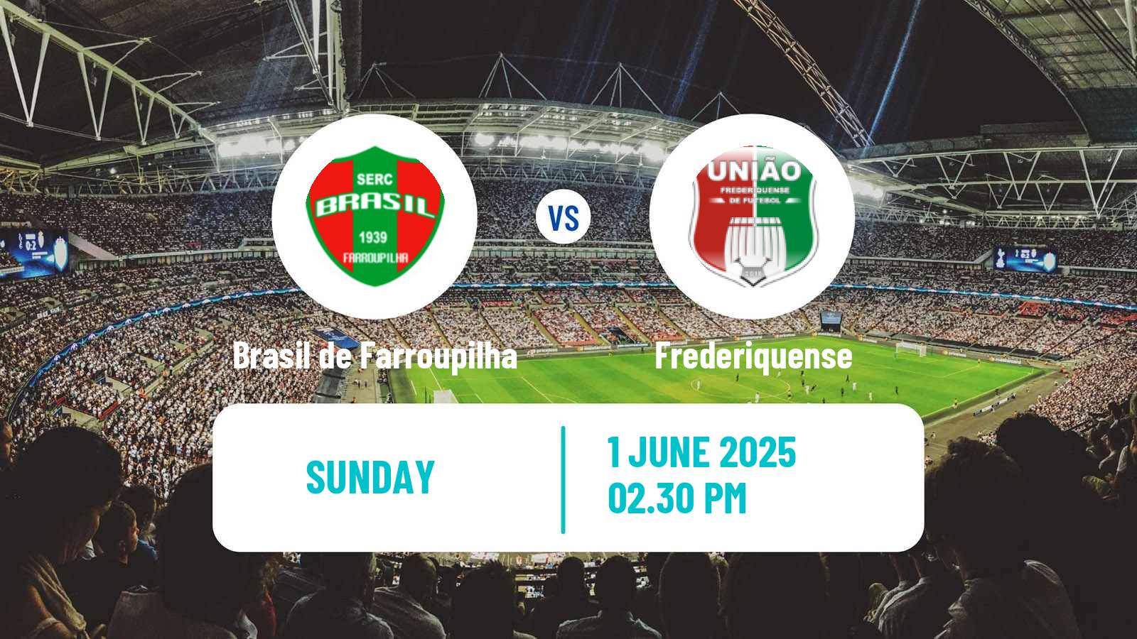 Soccer Brazilian Campeonato Gaucho 2 Brasil de Farroupilha - Frederiquense