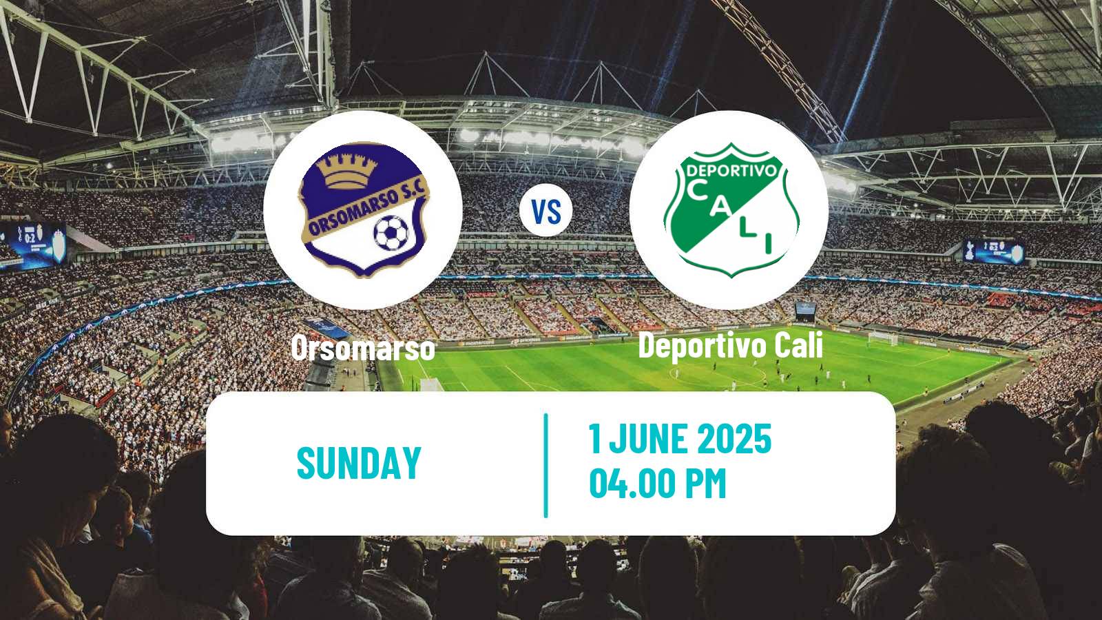 Soccer Colombian Liga Women Orsomarso - Deportivo Cali