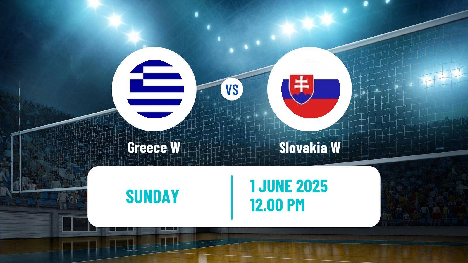 Volleyball Golden European League Volleyball Women Greece W - Slovakia W