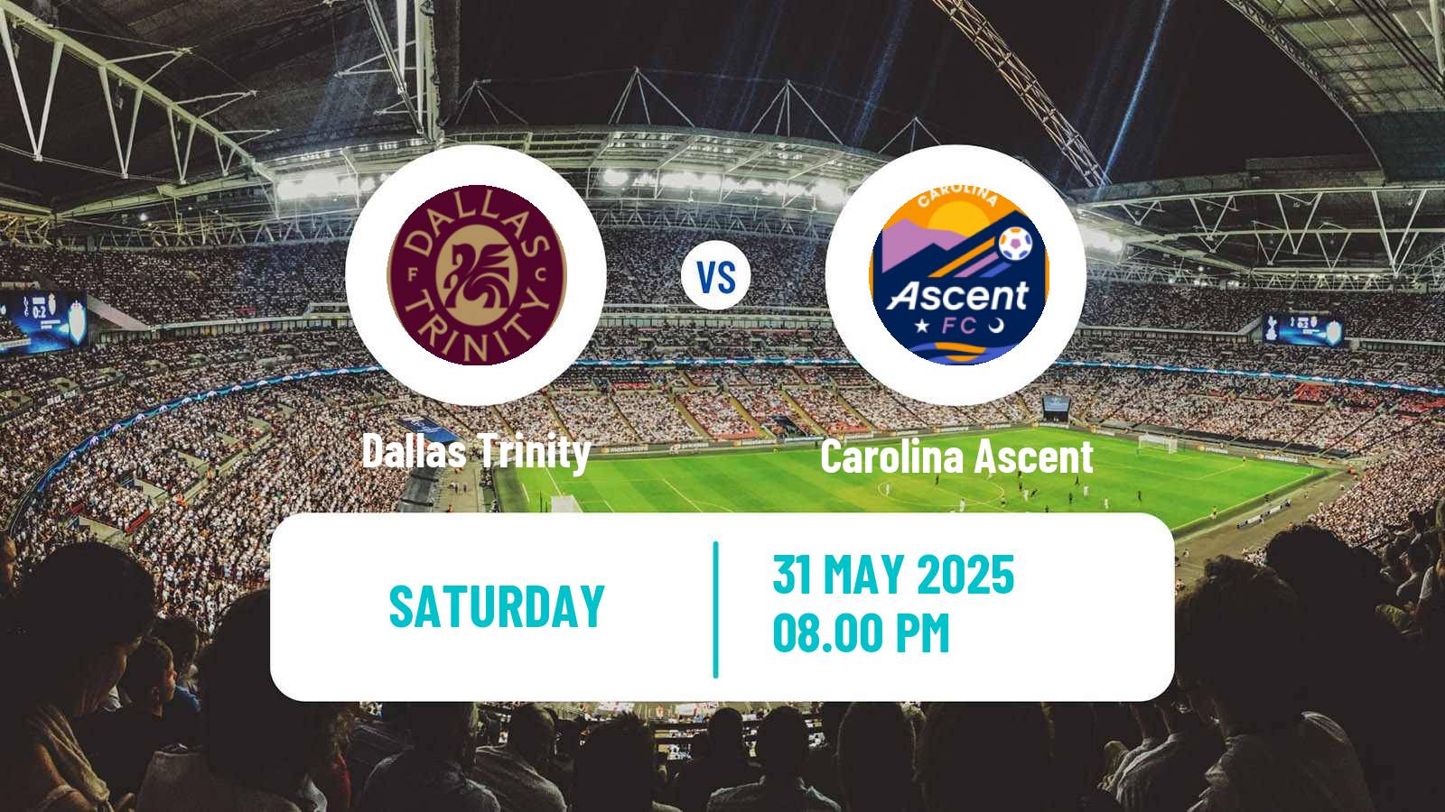 Soccer USL Super League Women Dallas Trinity - Carolina Ascent