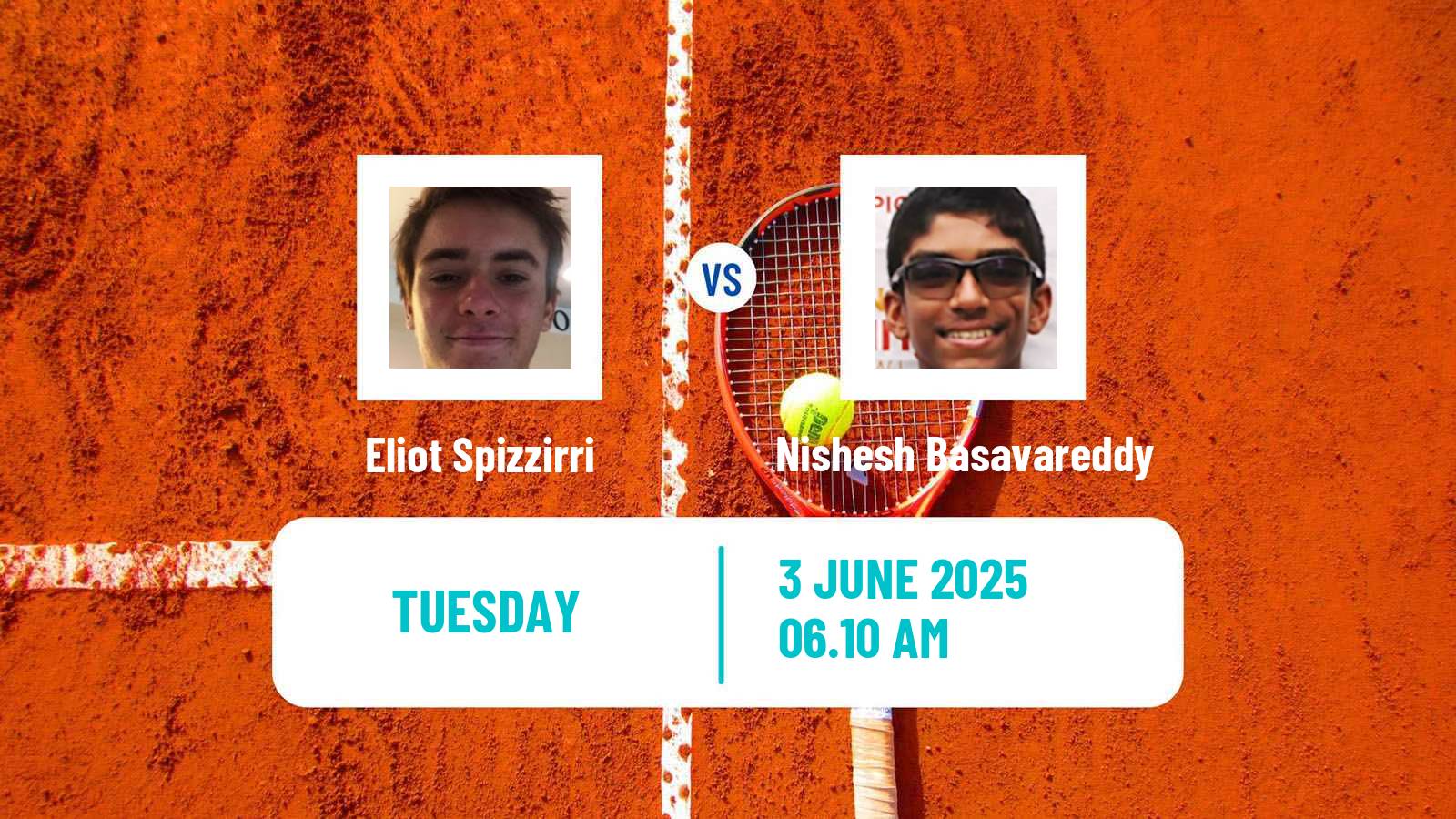 Tennis Birmingham Challenger Men Eliot Spizzirri - Nishesh Basavareddy