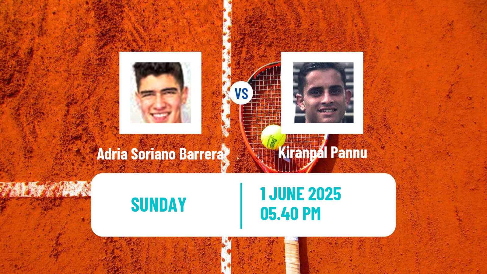 Tennis Tyler Challenger Men Adria Soriano Barrera - Kiranpal Pannu