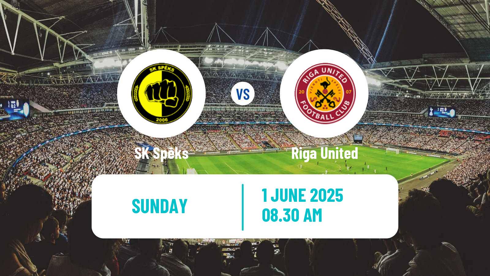 Soccer Latvian Cup Spēks - Riga United