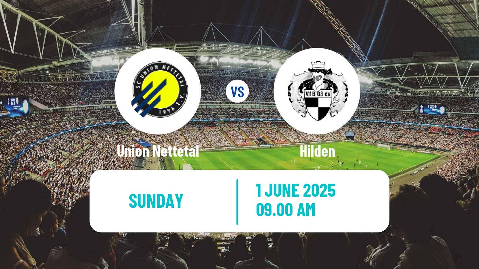 Soccer German Oberliga Niederrhein Union Nettetal - Hilden