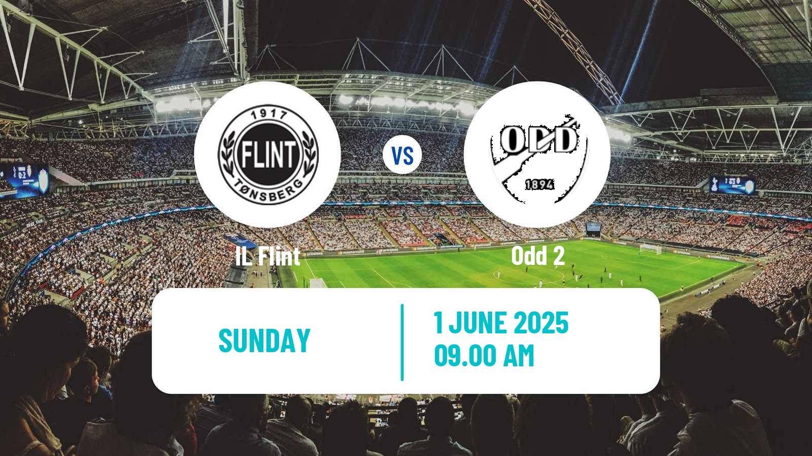 Soccer Norwegian Division 3 - Group 6 Flint - Odd 2