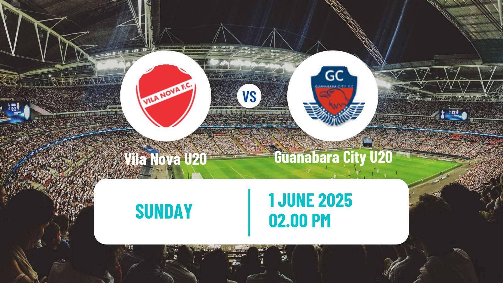 Soccer Brazilian Goiano U20 Vila Nova U20 - Guanabara City U20