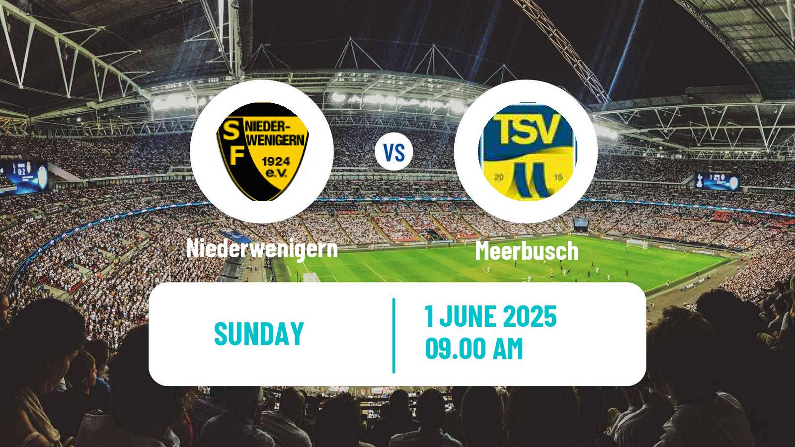 Soccer German Oberliga Niederrhein Niederwenigern - Meerbusch