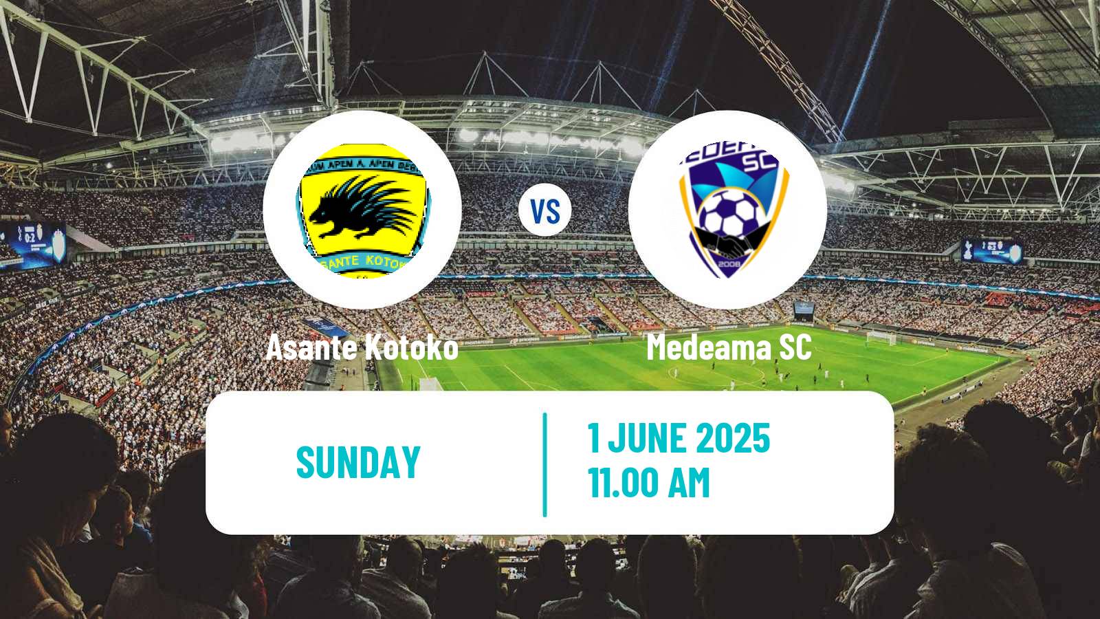 Soccer Ghanaian Premier League Asante Kotoko - Medeama