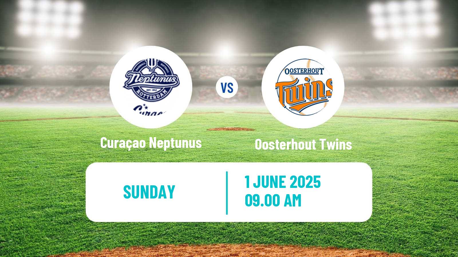 Baseball Dutch Hoofdklasse Baseball Curaçao Neptunus - Oosterhout Twins