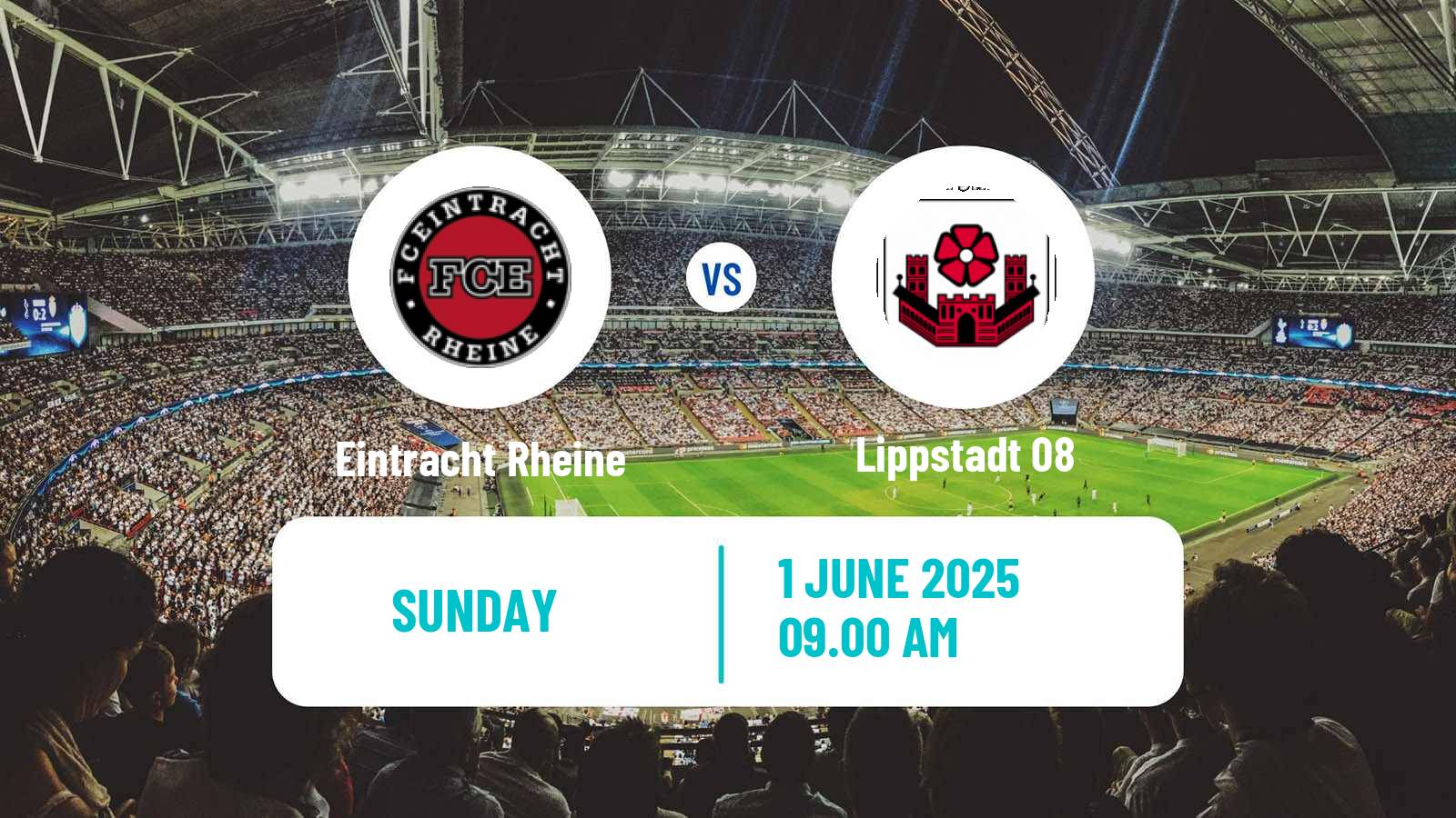 Soccer German Oberliga Westfalen Eintracht Rheine - Lippstadt 08