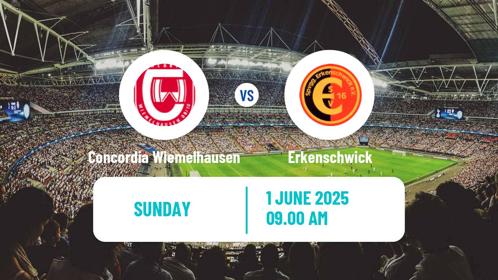 Soccer German Oberliga Westfalen Concordia Wiemelhausen - Erkenschwick