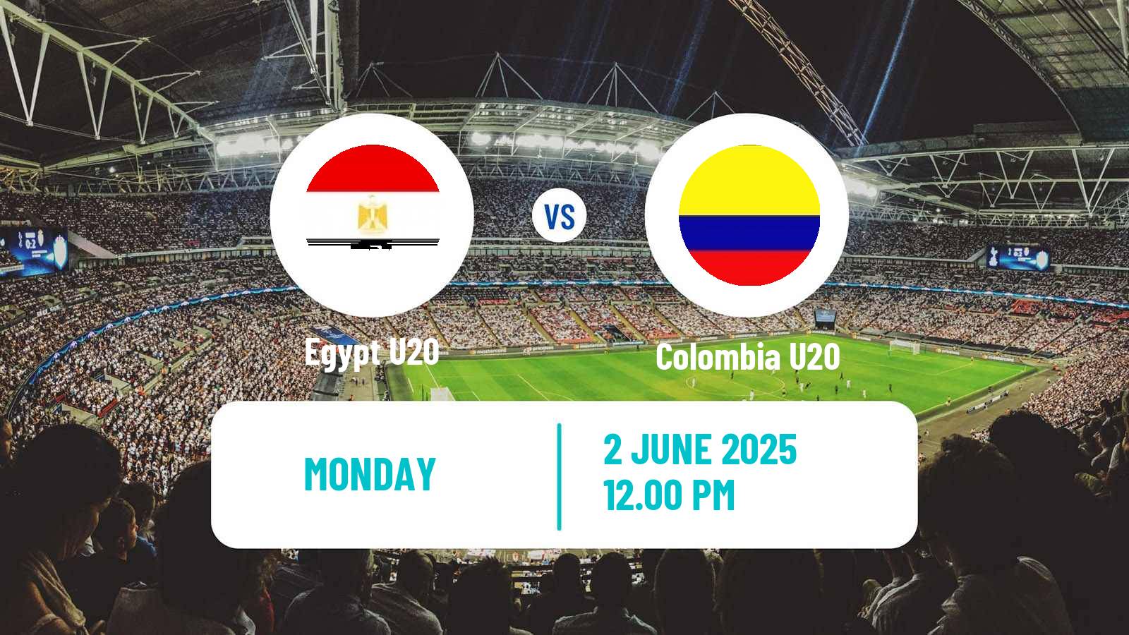 Soccer Friendly Egypt U20 - Colombia U20
