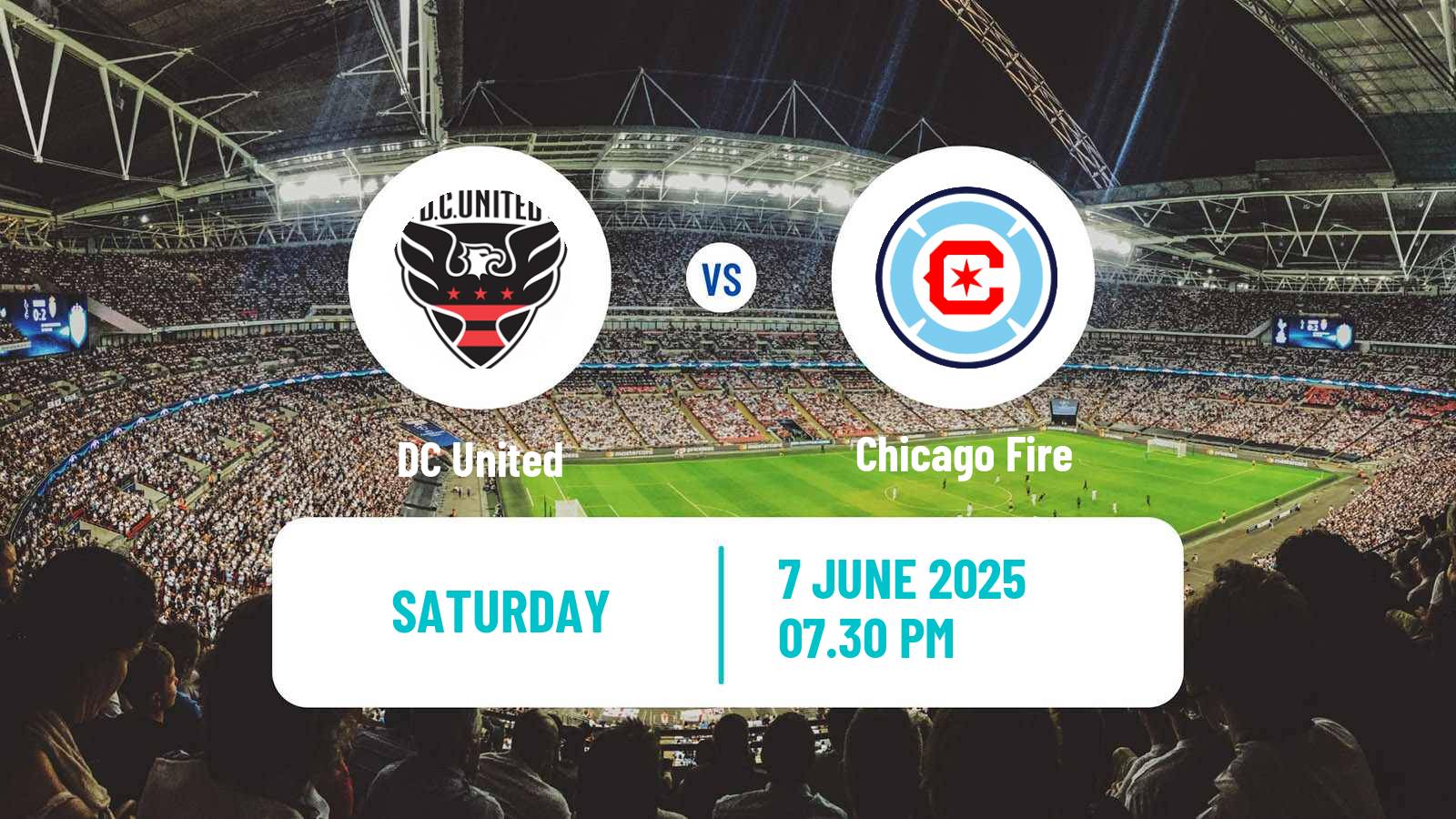 Soccer MLS DC United - Chicago Fire