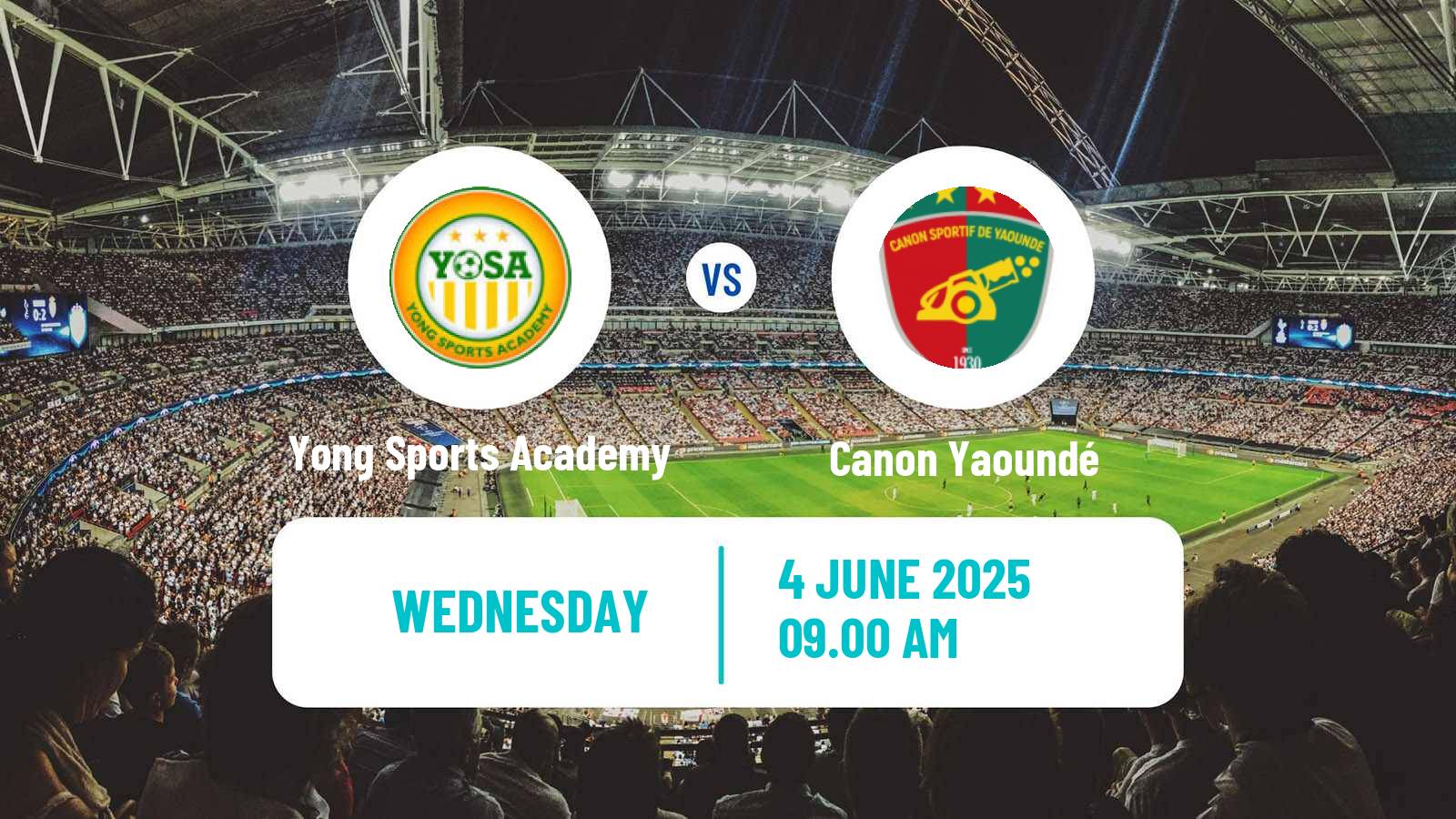 Soccer Cameroon Elite One Yong Sports Academy - Canon Yaoundé