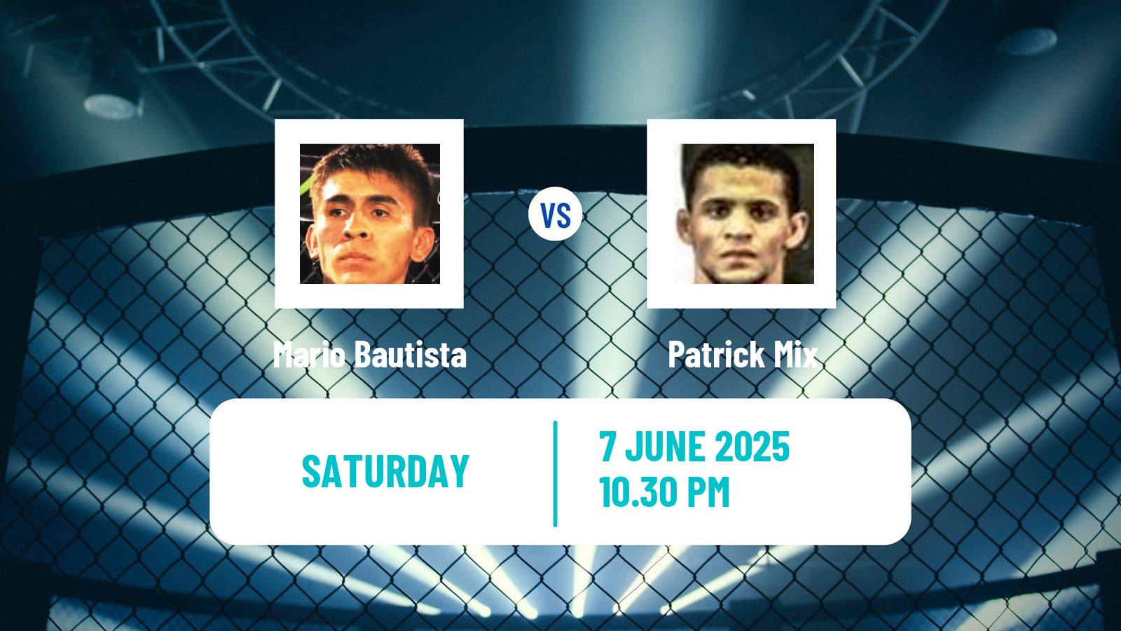MMA Bantamweight UFC Men Mario Bautista - Patrick Mix