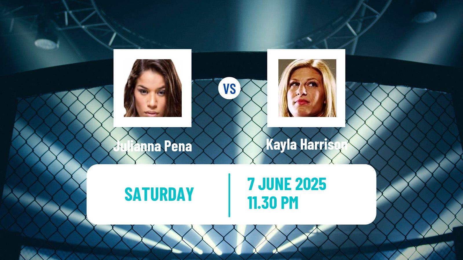 MMA Bantamweight UFC Women Julianna Pena - Kayla Harrison